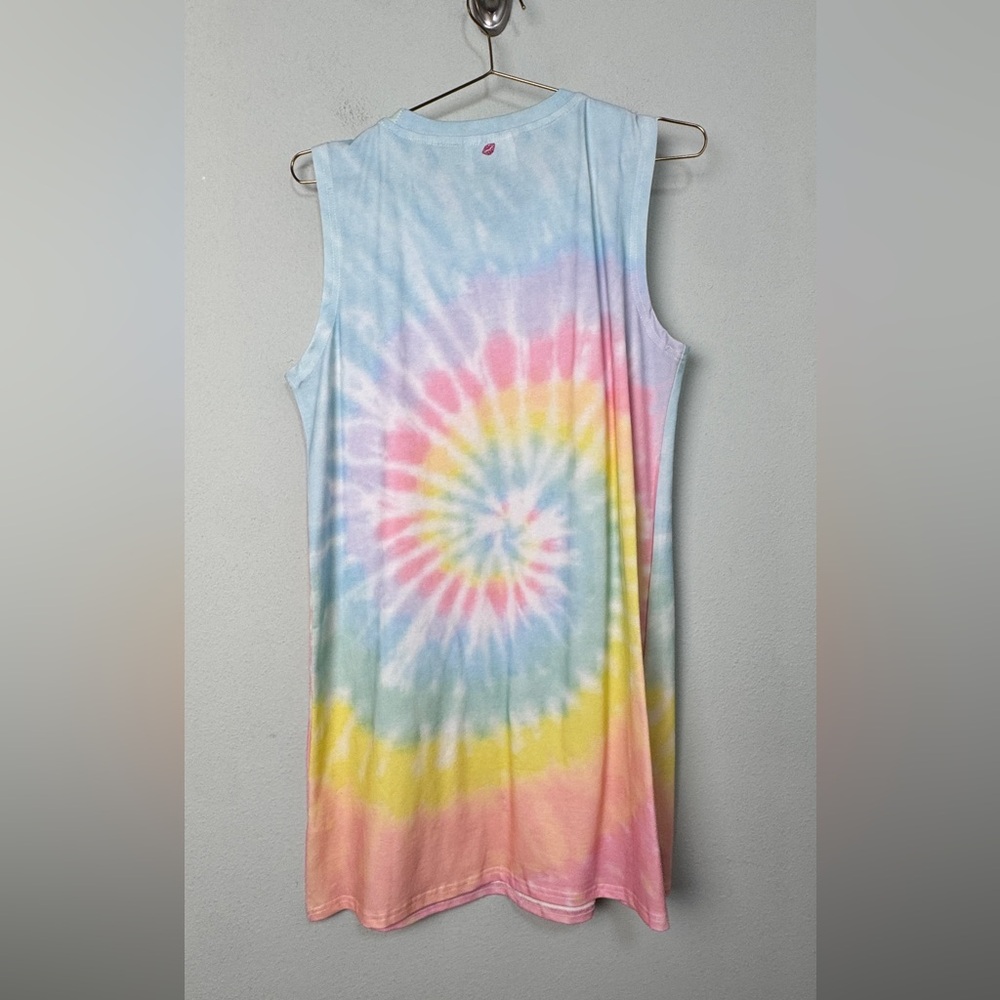 Sparkle City Tiger Embellished Sequin Tie Dye Tank Dress Size Large LSU Tigers - Picture 7 of 15